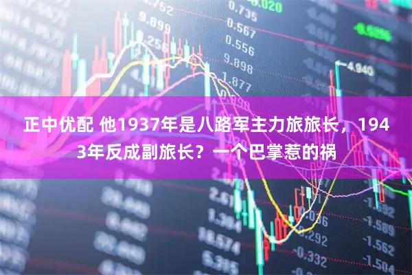 正中优配 他1937年是八路军主力旅旅长,1943年反成副旅长?一个巴掌惹的祸